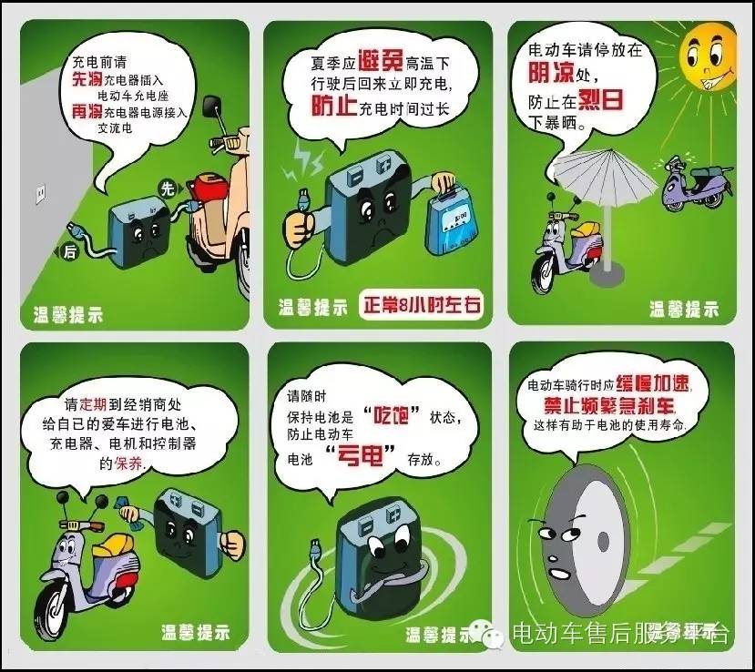 電動(dòng)車(chē)蓄電池的保養(yǎng)