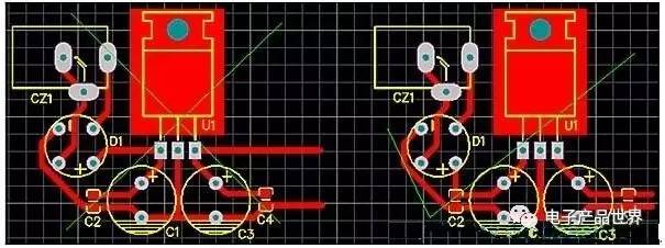線性直流電源PCB圖
