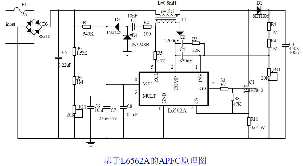 基于L6562A的APFC直流電源設(shè)計
