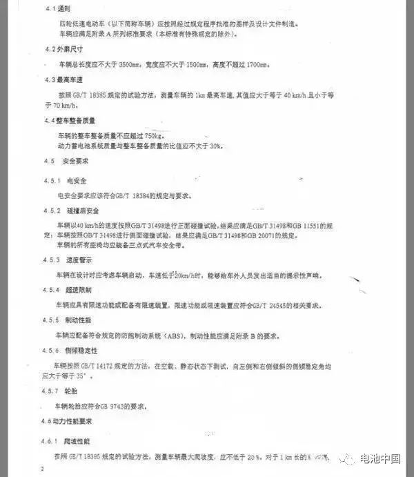 詳解《四輪低速電動(dòng)車-技術(shù)條件》對充電機(jī)充電動(dòng)力蓄電池行業(yè)的深遠(yuǎn)影響 詳解《四輪低速電動(dòng)車-技術(shù)條件》對充電機(jī)充電動(dòng)力蓄電池行業(yè)的深遠(yuǎn)影響